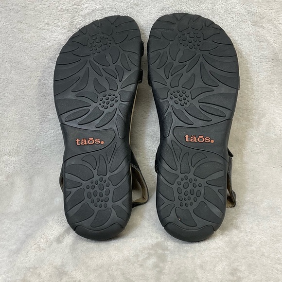 Taos Trophy Sandal in Black Womens Sz 9 - Picture 9 of 9